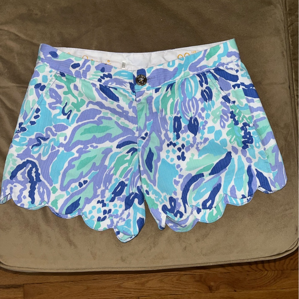 Lilly Pulitzer 00 buttercup shorts EUC